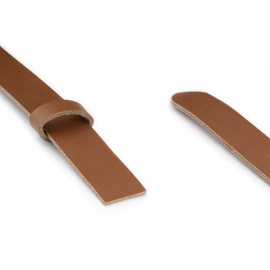 tanned belt strap for buckles 2 5 cm replacement 3