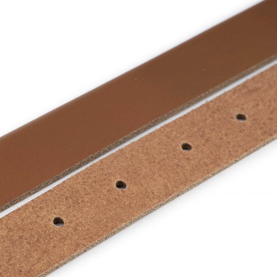 tanned belt strap for buckles 2 5 cm replacement 4