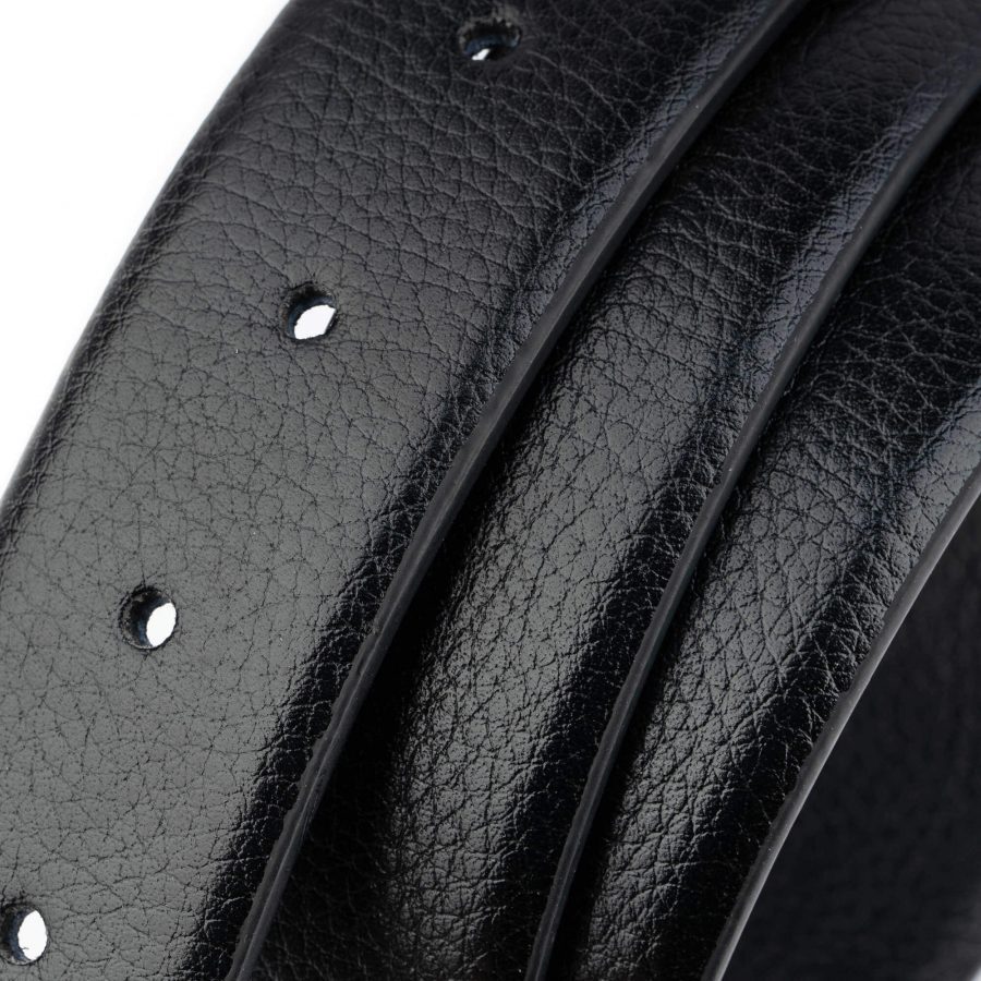 textured vegan leather belt strap for buckles 1 3 8 inch 5