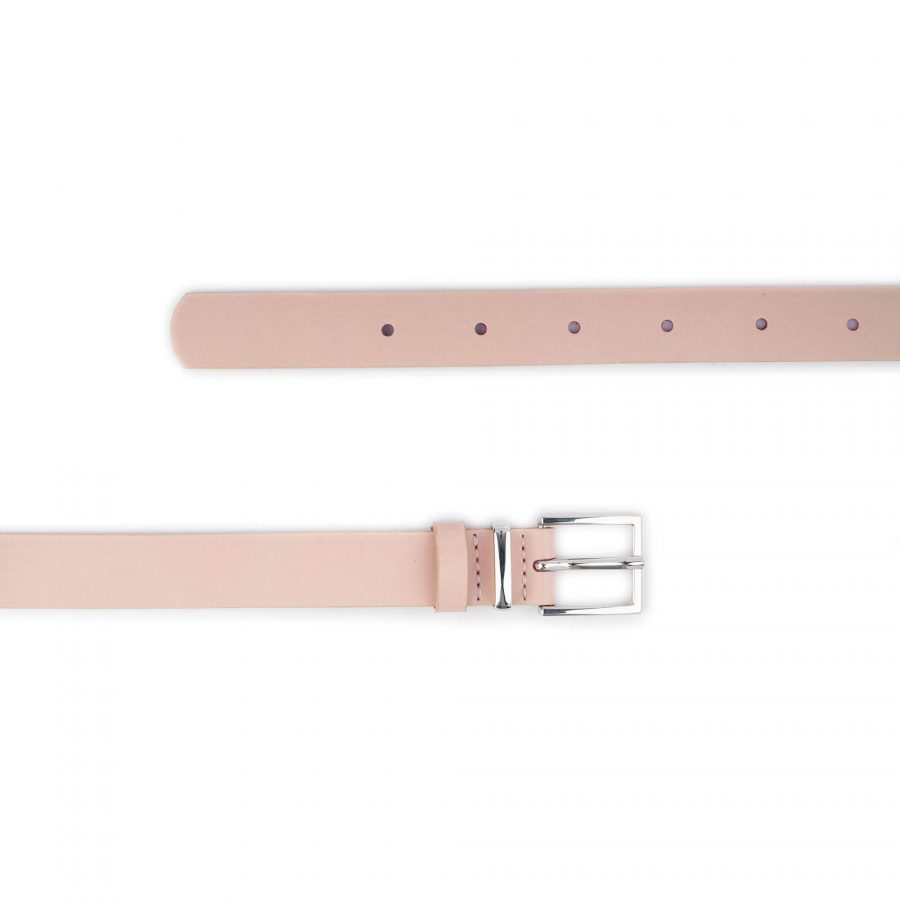 women s pink belt for dress genuine leather 2 5 cm 2