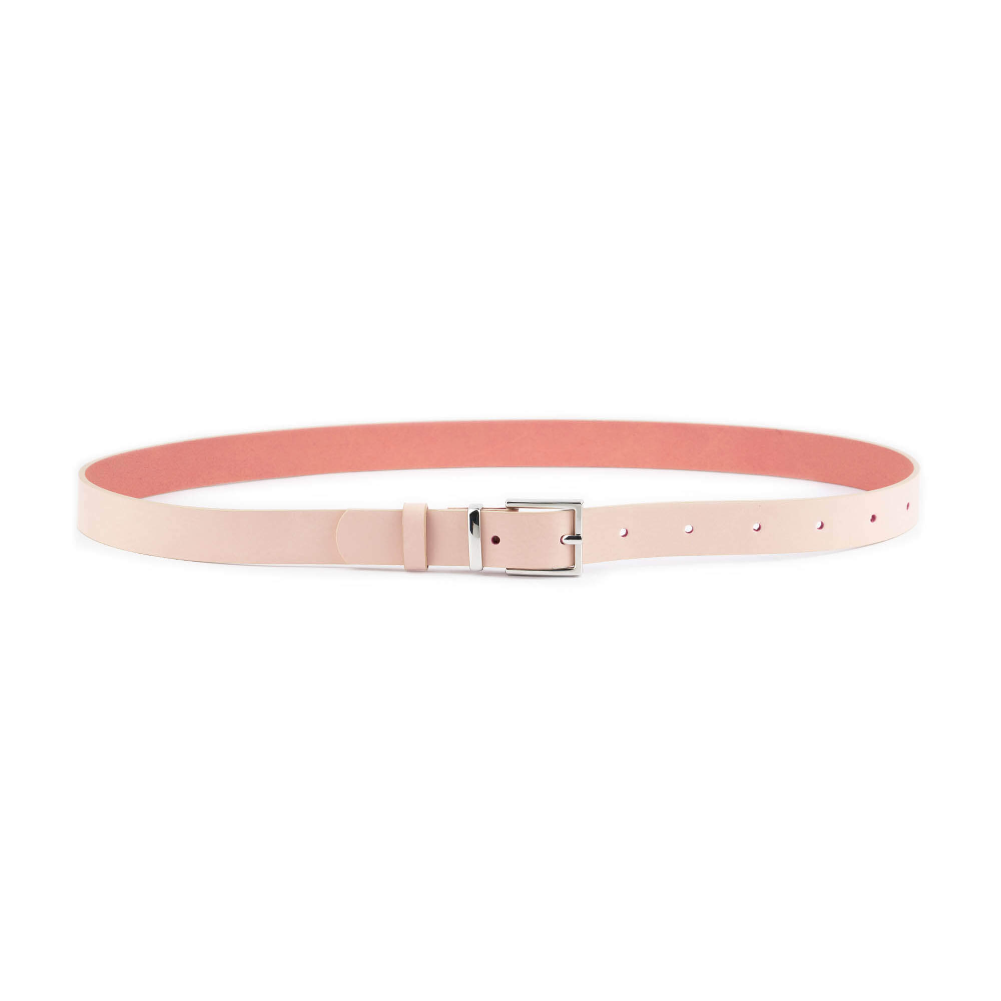 Buy Women's Pink Belt For Dress - Genuine Leather 2.5 Cm