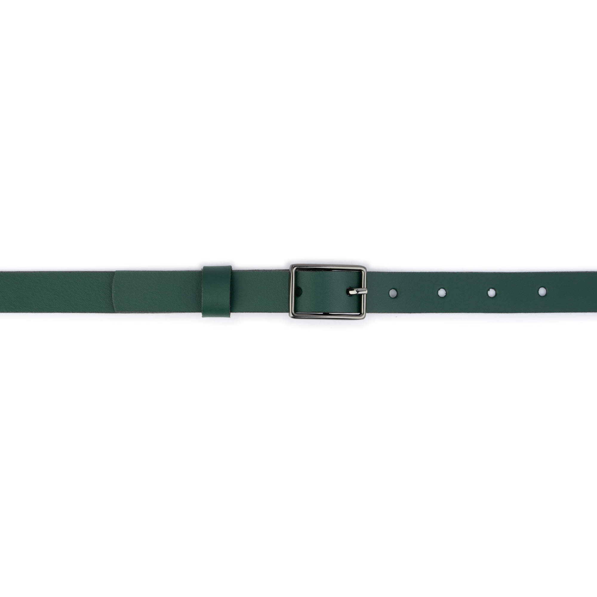 Buy Womens Dark Green Belt For Dress 2.0 Cm - Real Leather