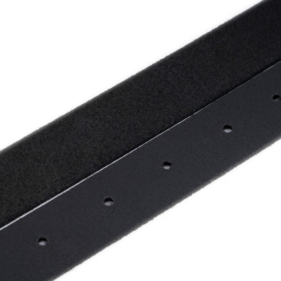 black suede belt strap replacement without buckle 4