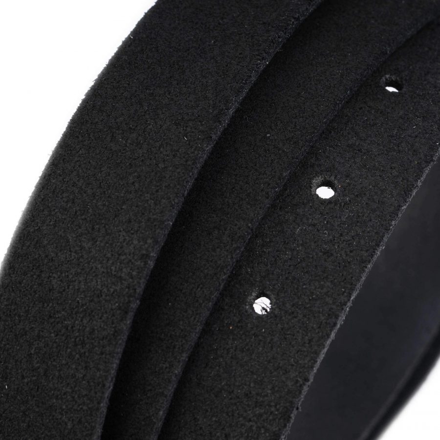 black suede belt strap replacement without buckle 5