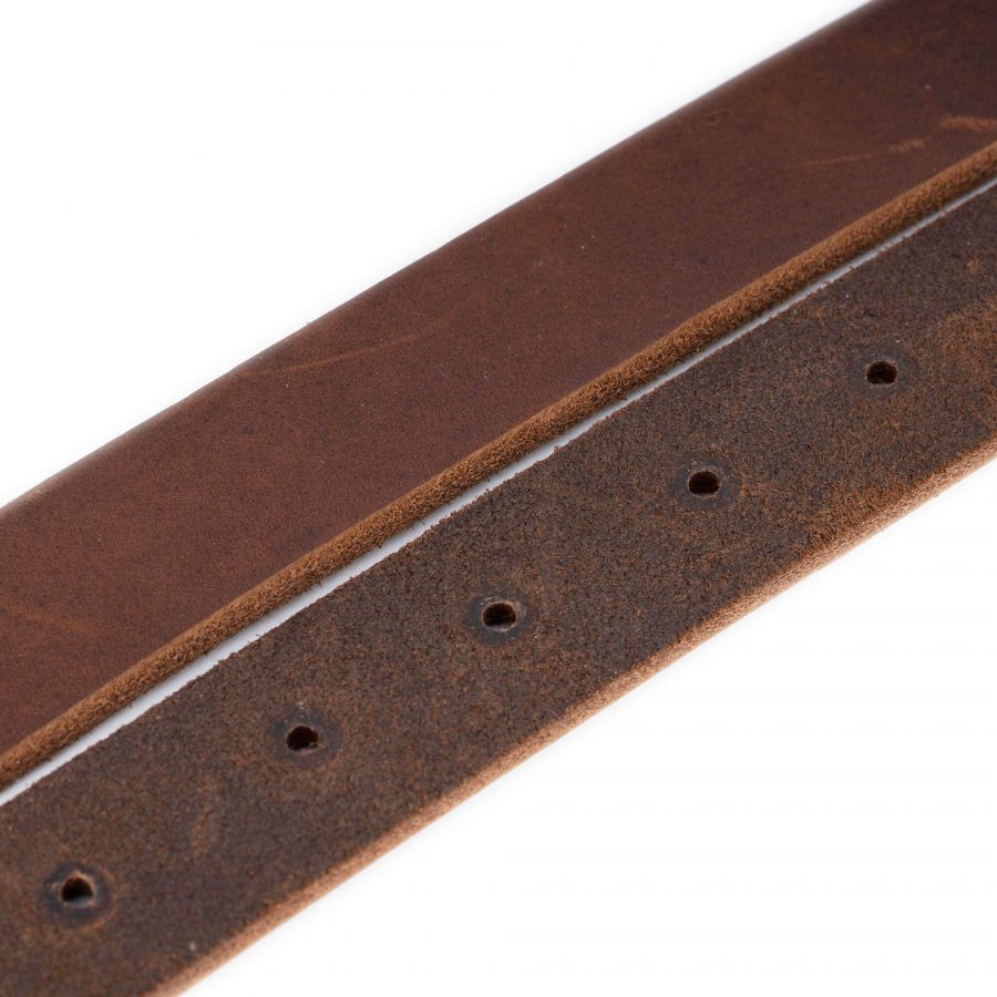 brown soft leather belt strap replacement 1 inch 4