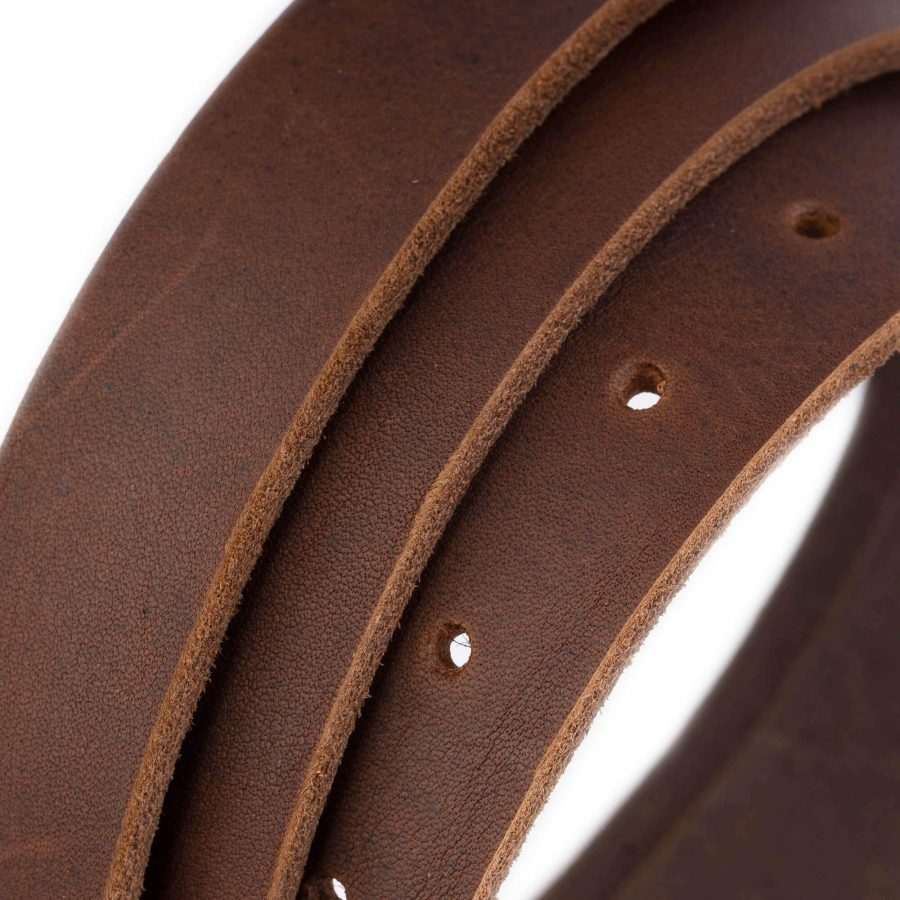 brown soft leather belt strap replacement 1 inch 5