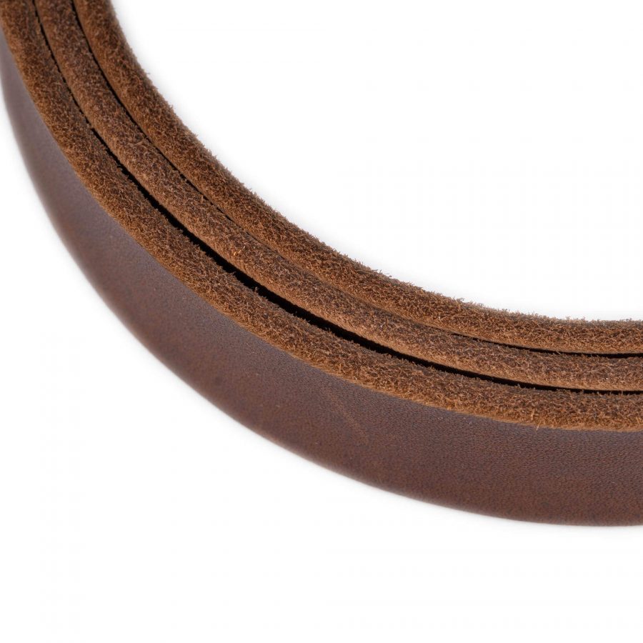 brown soft leather belt strap replacement 1 inch 6