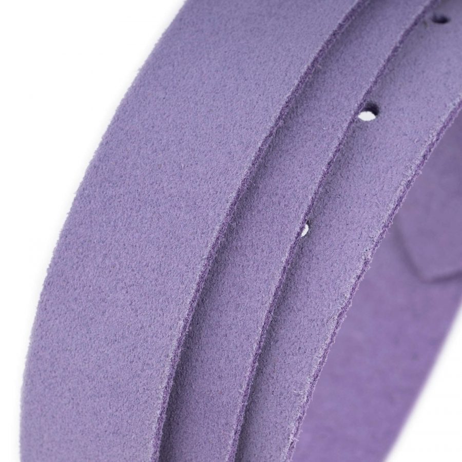 lilac suede belt with gold buckle buckle 5