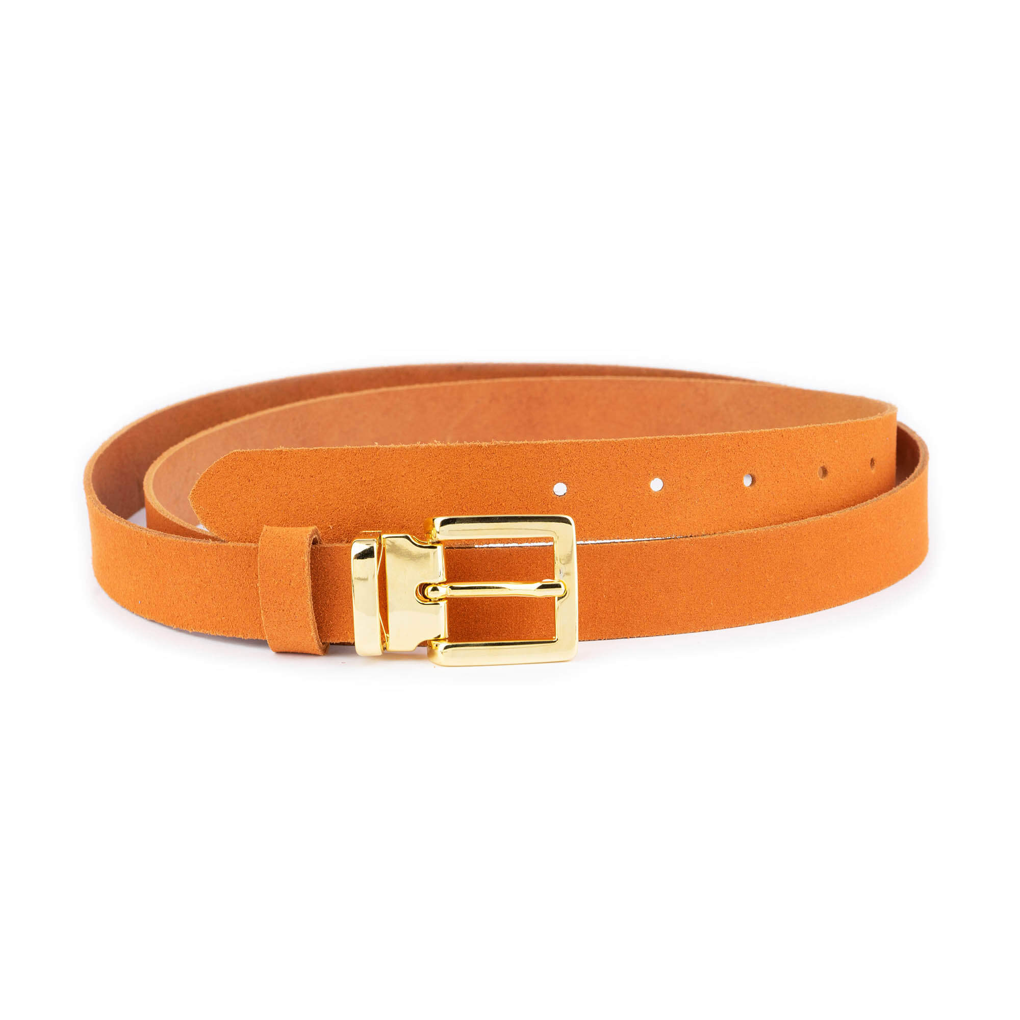 Men's Orange Belt with Western Buckle 38 / 95 cm - Orange | Capo Pelle