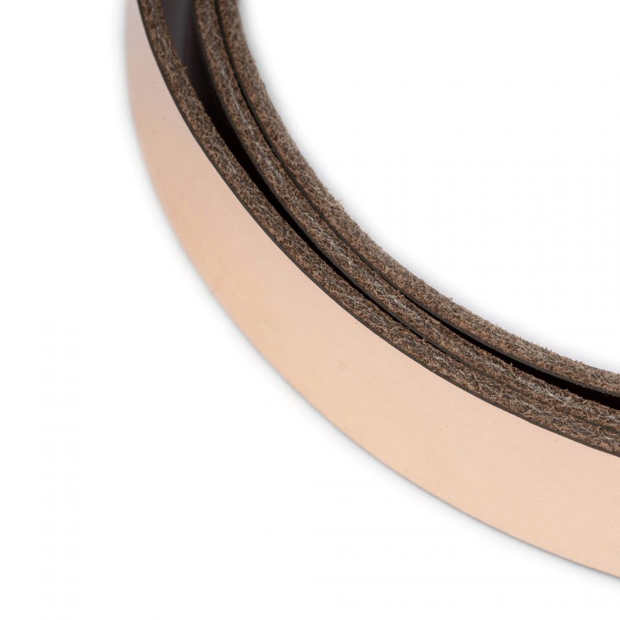 rose gold metallic leather belt with silver buckle 6