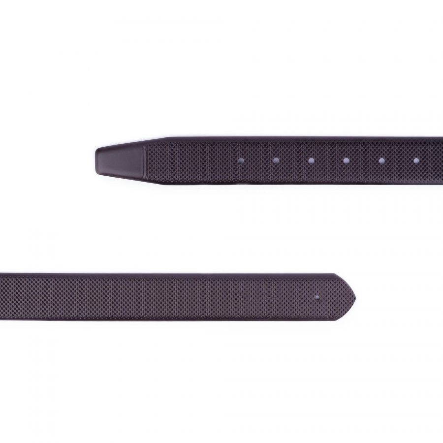 belt strap replacement dark brown perforated 2