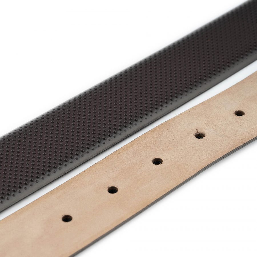 belt strap replacement dark brown perforated 7