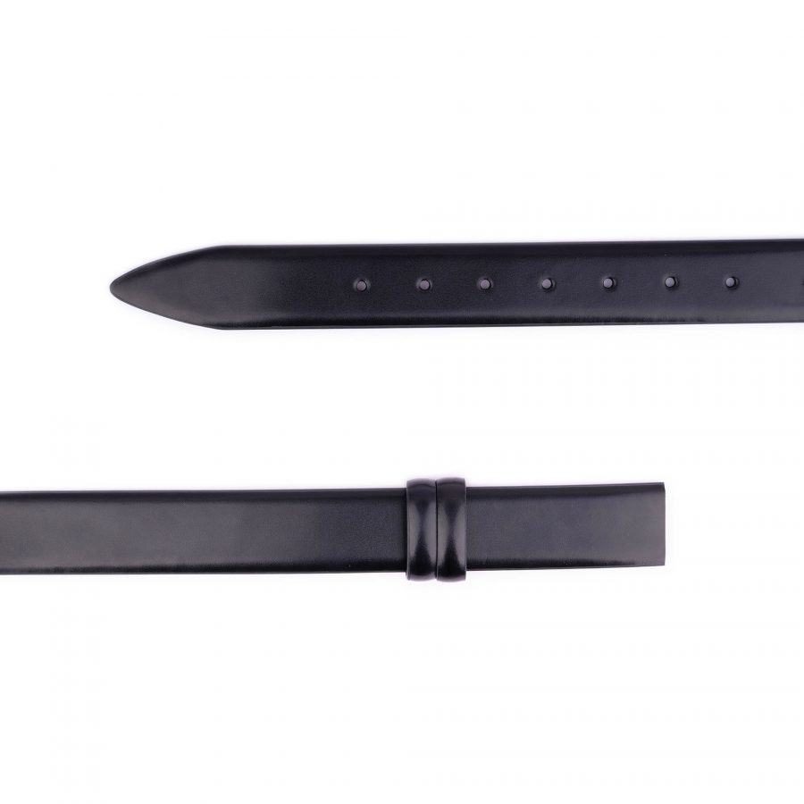 black vegan belt strap replacement 3 5 cm 2