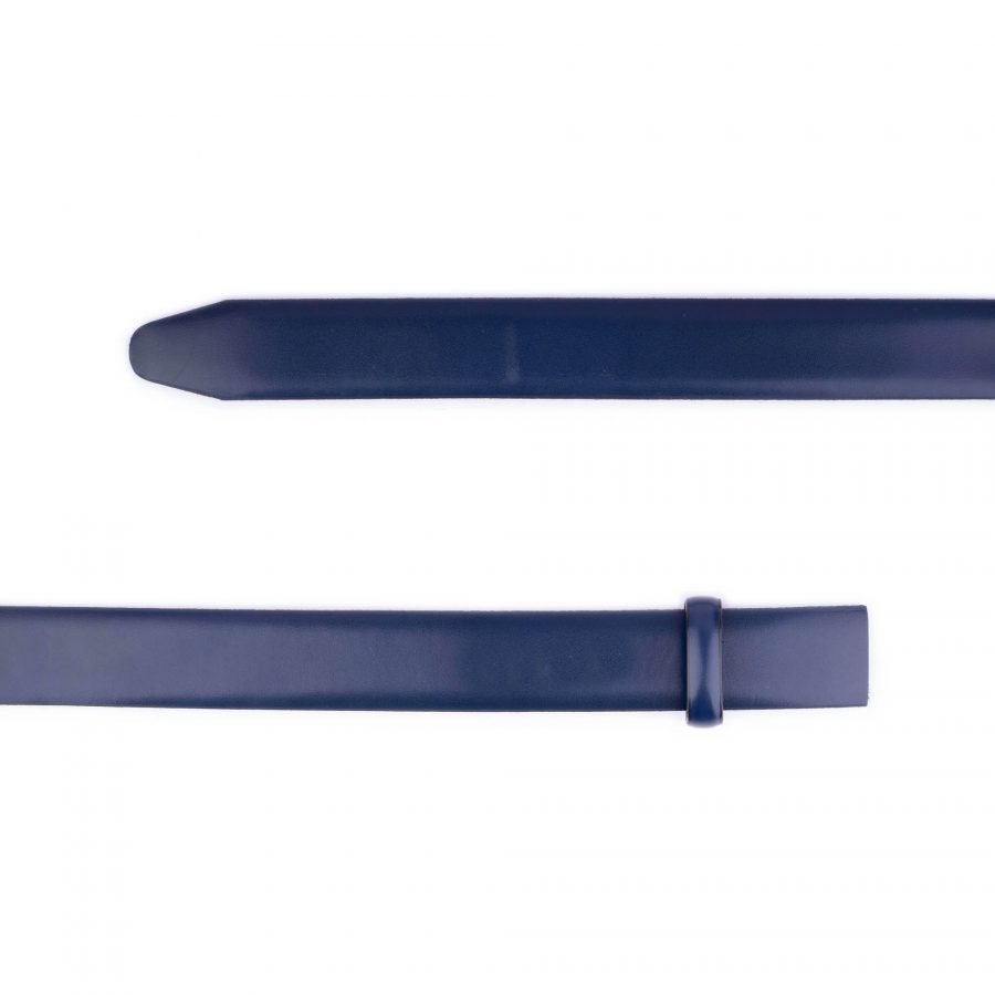 blue ratchet leather strap for belt replacement 2