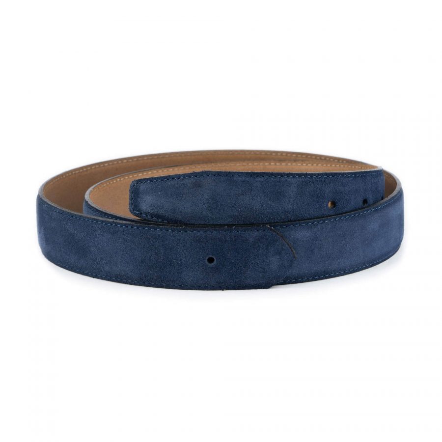 blue suede leather strap for belt buckle with hole 3 5 cm 1 28 40 usd49