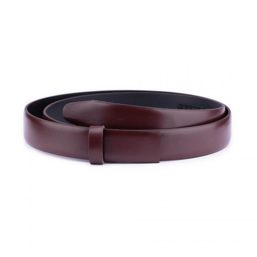 brown automatic leather strap for ratchet buckles 1 BRORAT30STRGAL USD25