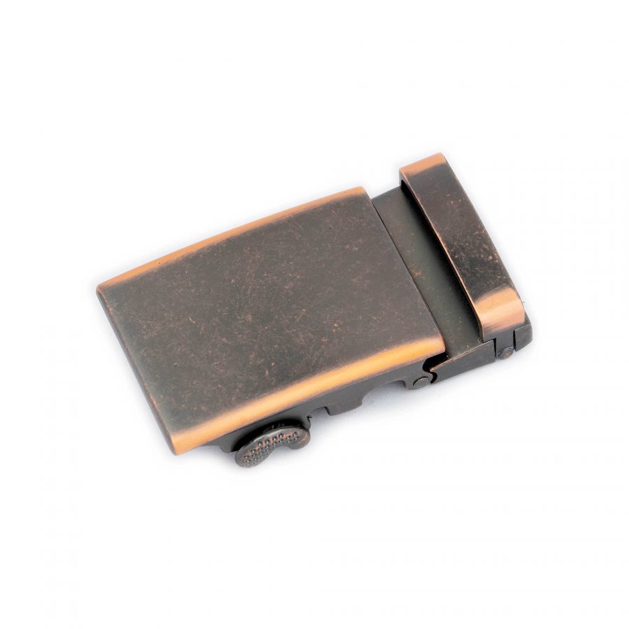 copper color click belt buckle for ratchet belts 1 COPRAT35PLQTON USD25