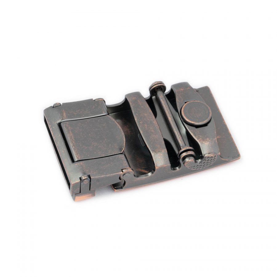 copper color click belt buckle for ratchet belts 4
