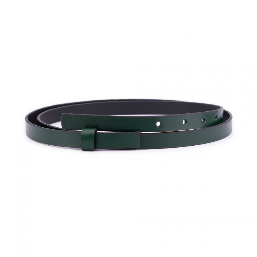 forest green replacement belt strap no buckle 1 5 cm 1 FORGRE15STRGAL 28 40 19USD