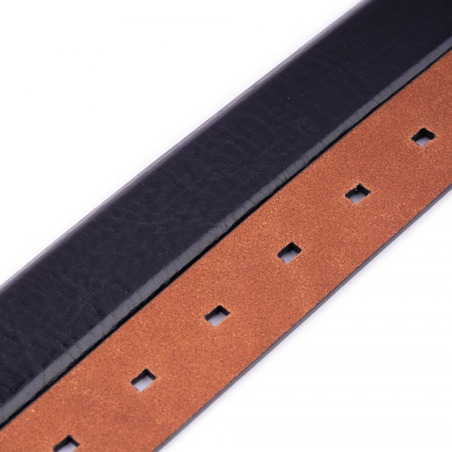 high quality black belt strap without buckle 1 1 8 inch 6