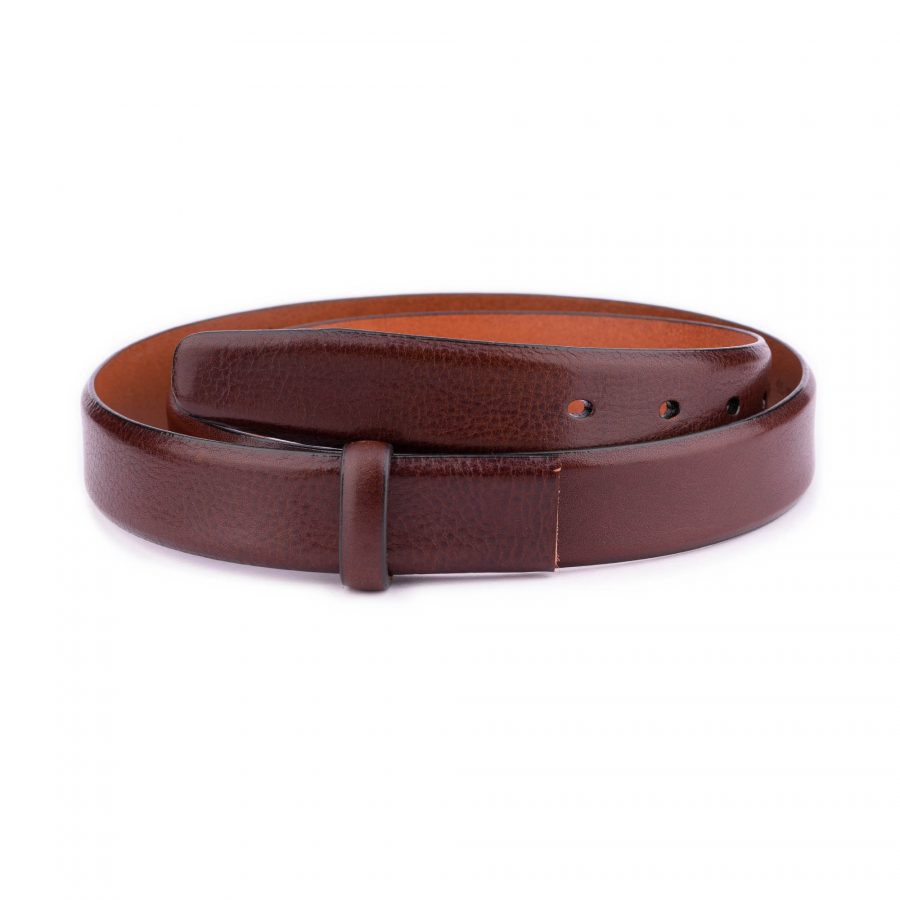 high quality cognac leather belt strap for buckles 3 0 cm 1 28 40 COGCUT3052CLFAML USD25