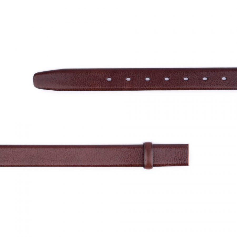 high quality cognac leather belt strap for buckles 3 0 cm 2