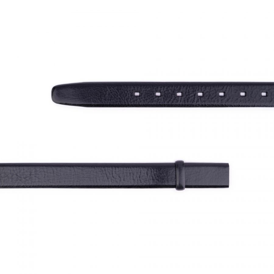 high quality leather black belt strap for clasp buckles 3 0 cm 2