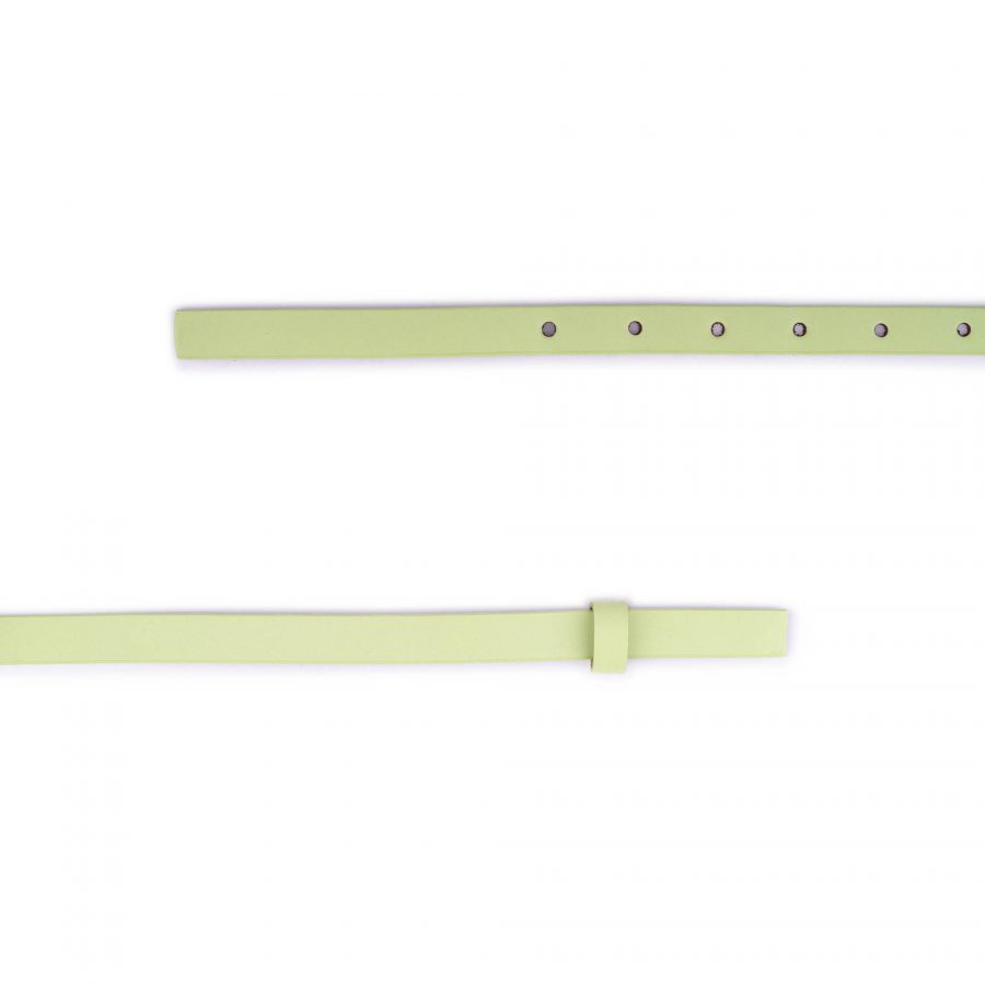 light green leather belt strap replacement 1 5 cm 2
