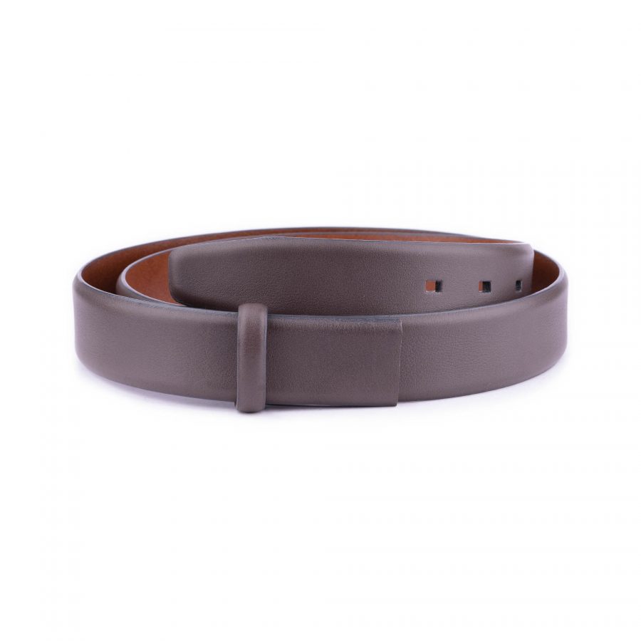 mens gray leather strap for belt replacement 1 28 40 GRACUT3553SOFAML USD29