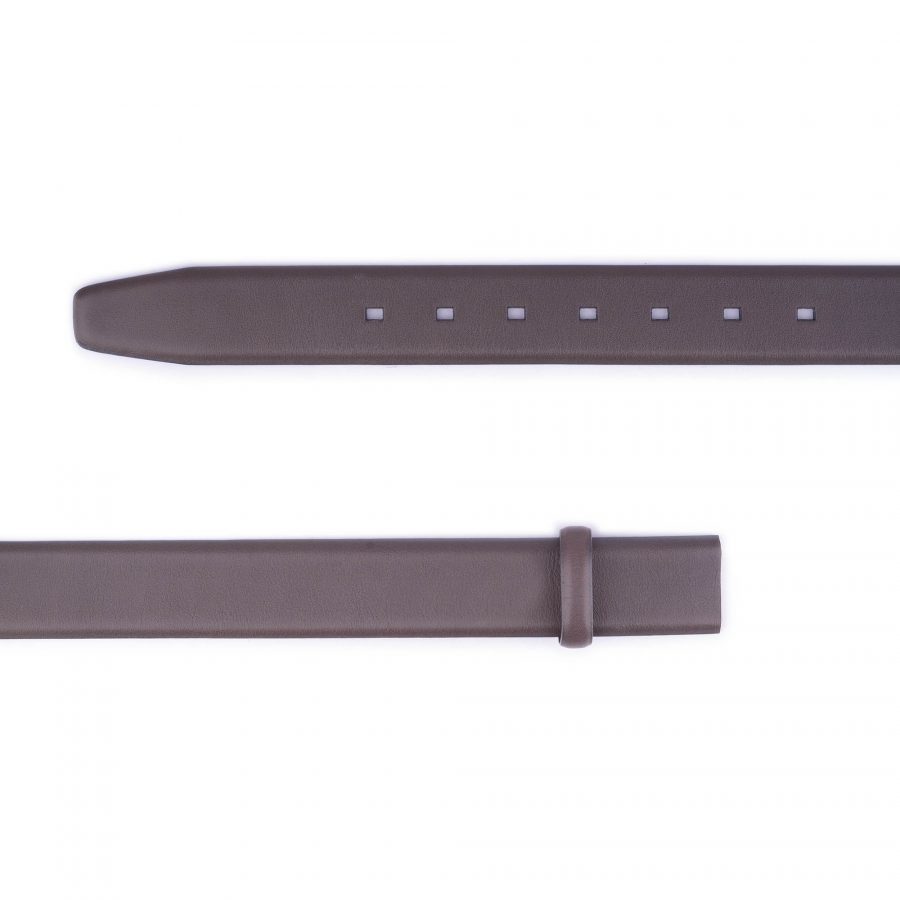 mens gray leather strap for belt replacement 2