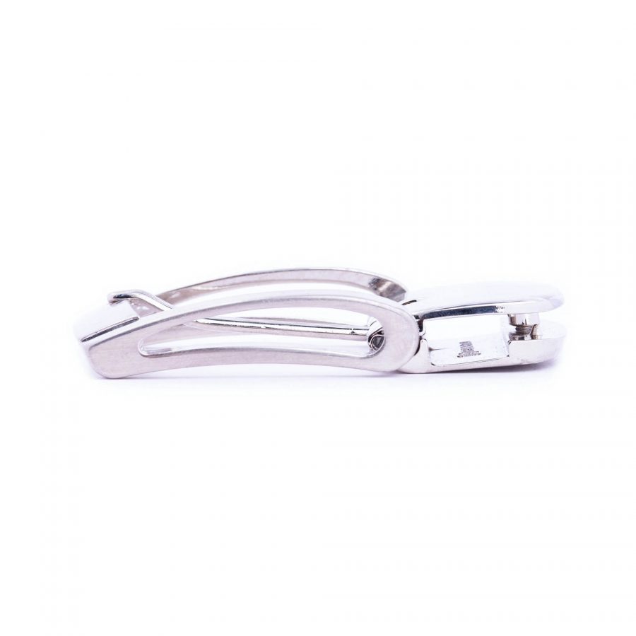 Buy Mens Italian Belt Buckle Silver Nickel Metal - LeatherBeltsOnline.com