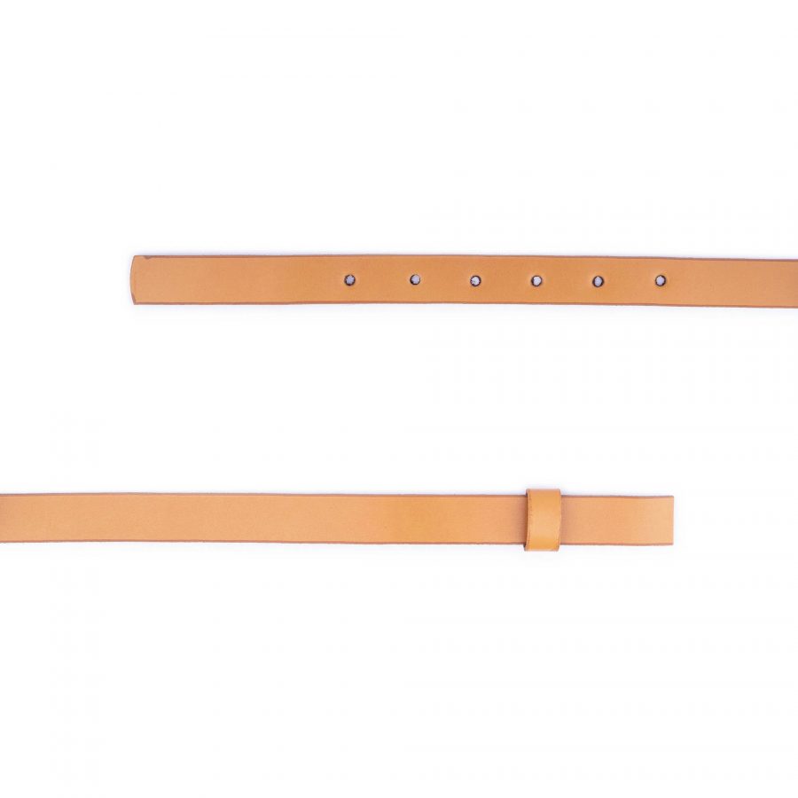 mustard leather replacement belt strap 2