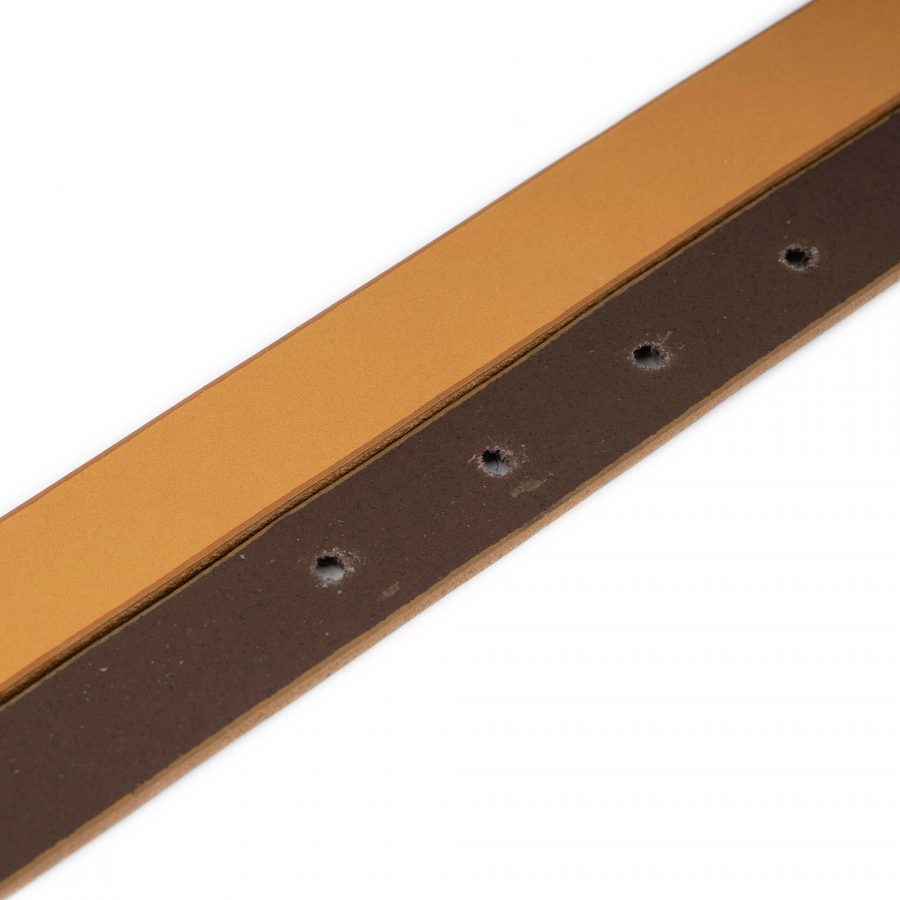 mustard leather replacement belt strap 4