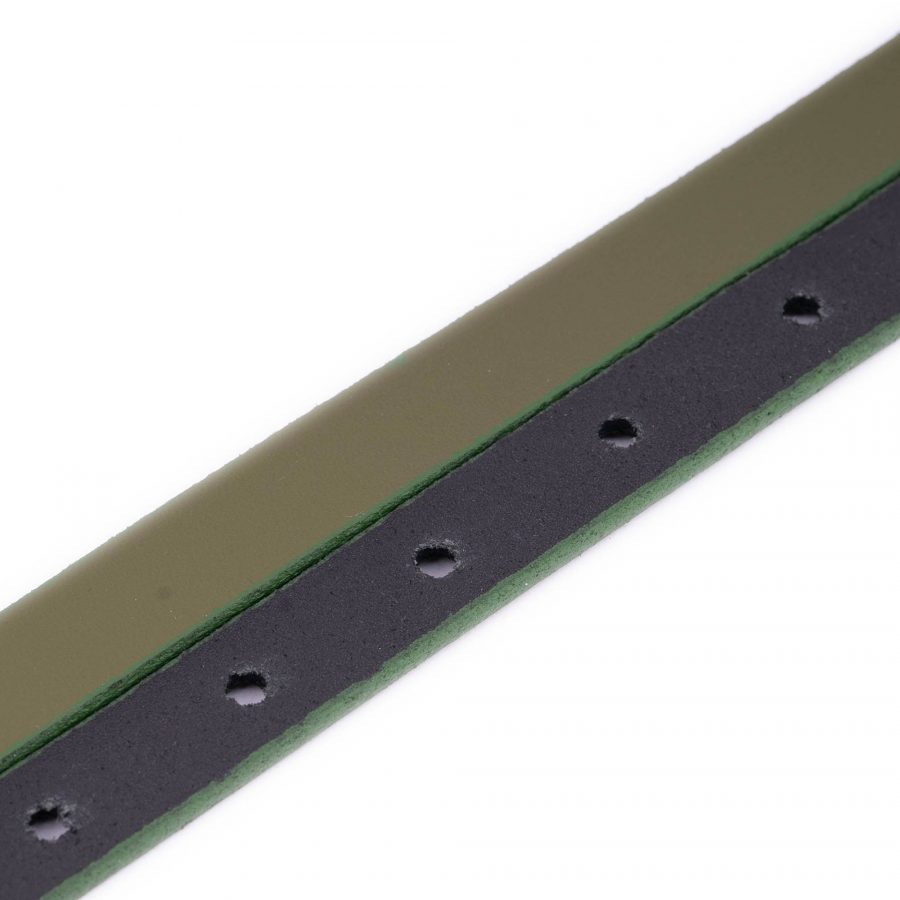 olive green skinny belt strap replacement 1 5 cm 3
