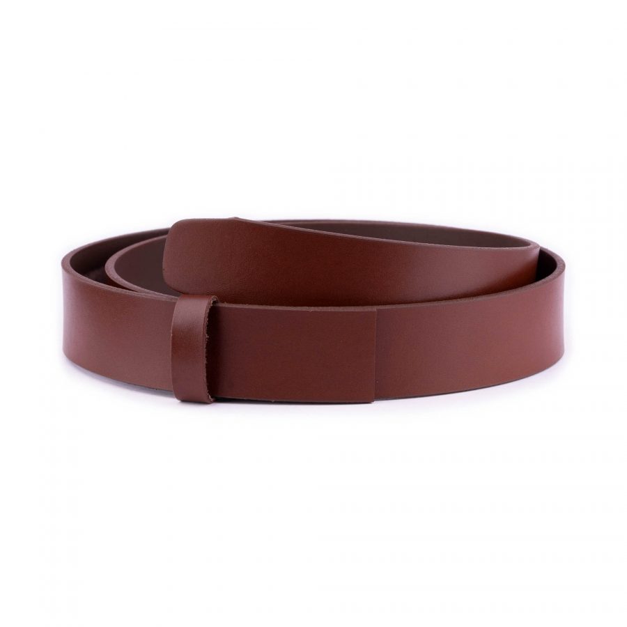 ratchet leather belt strap replcement brown 1 AUTCOG35STRSEP