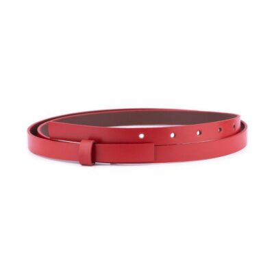 red skinny replacement leather belt strap 1 5 cm 1 REDSKI15STRGAL 28 40 19USD