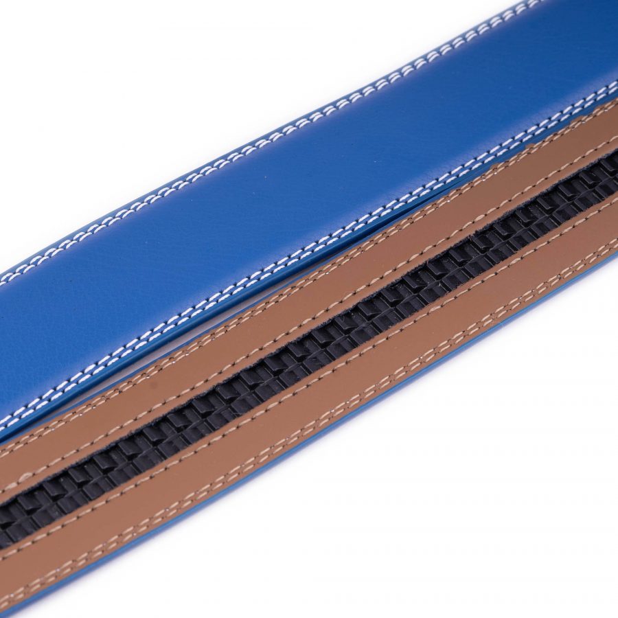 royal blue vegan ratchet belt strap replacement 4