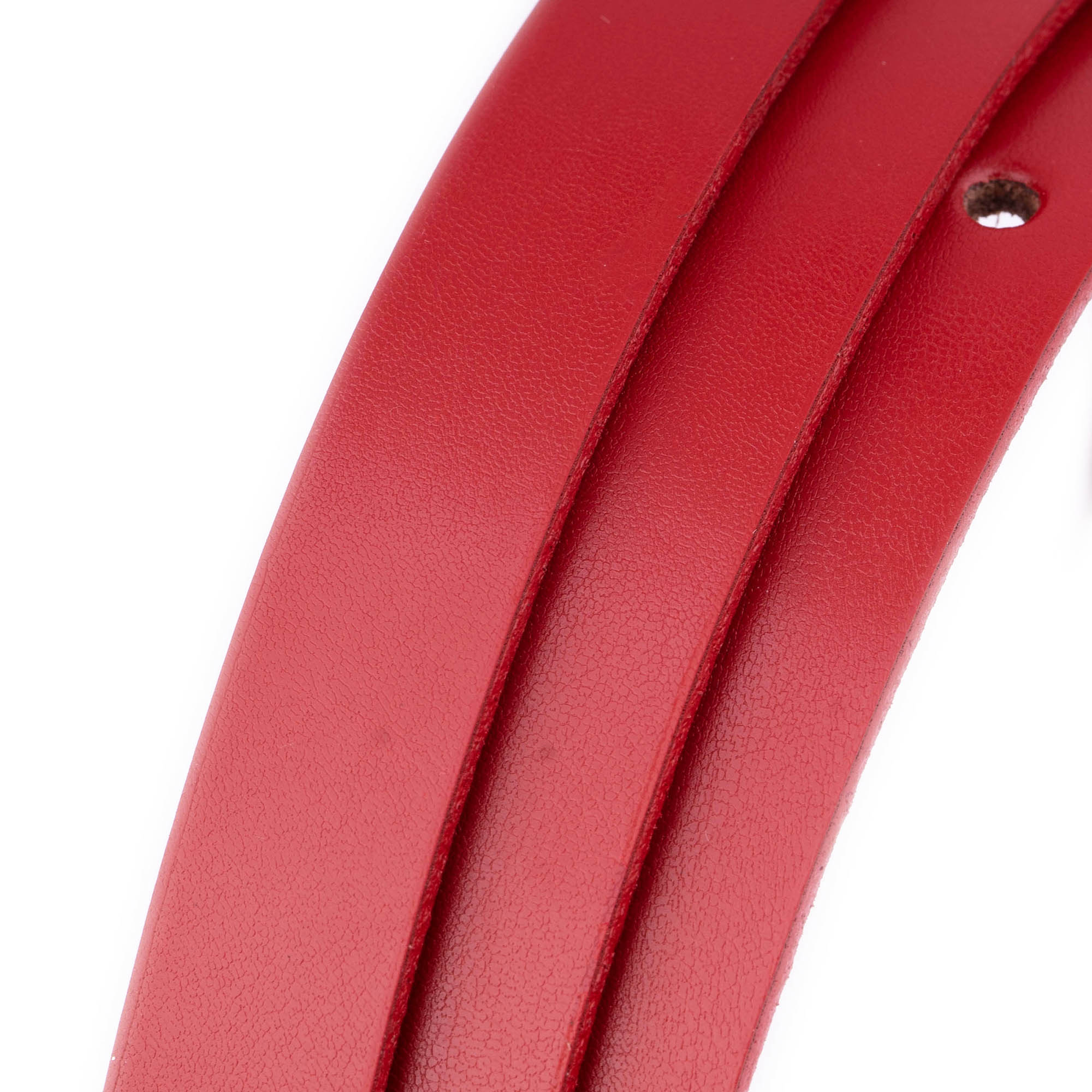 MRULIC belts for women Women Skinny Leather Belt Ladies Slim Belt Metal  Buckle Thin Elastic Fashion Dress Belt Red + One size
