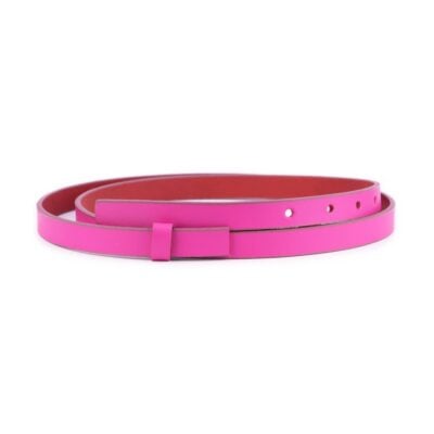 skinny pink leather belt strap replacement 1 5 cm 1 PINSKI14STRGAL 28 40 19USD