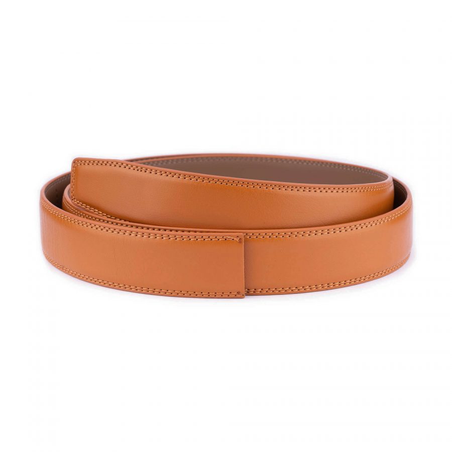 Buy Tan Vegan Comfort Click Leather Belt Replacement ...