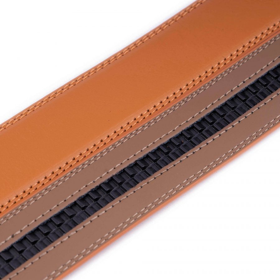 tan vegan comfort click leather belt replacement 3