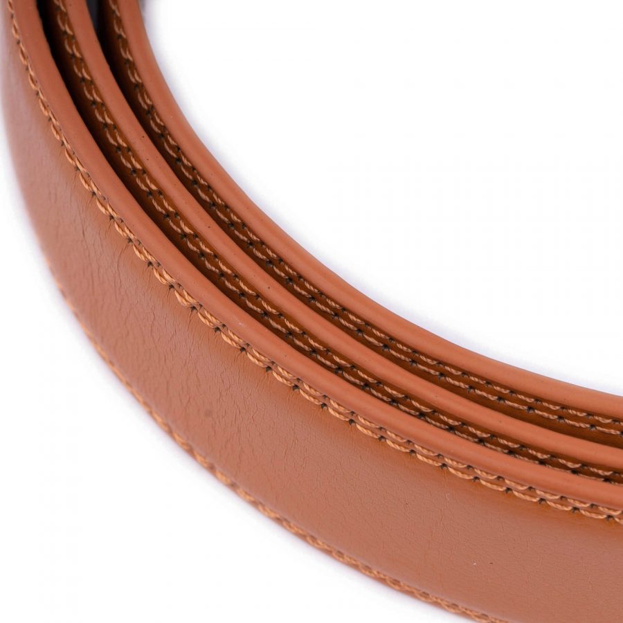 tan vegan comfort click leather belt replacement 5