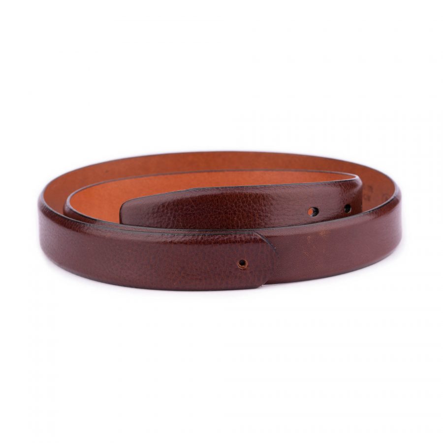 top quality cognac leather belt strap for buckles 1 1 8 inch 1 28 40 COGHOL3052CLFAML USD25