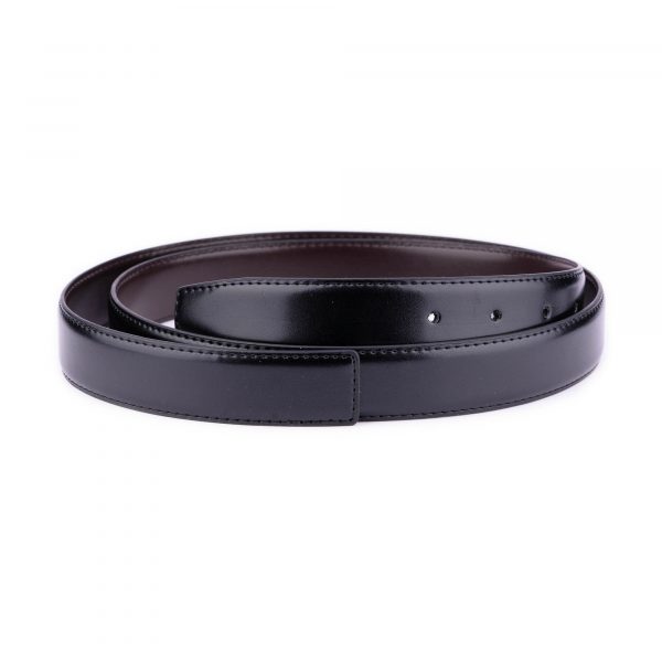 Standard 30 mm Black Leather Belt