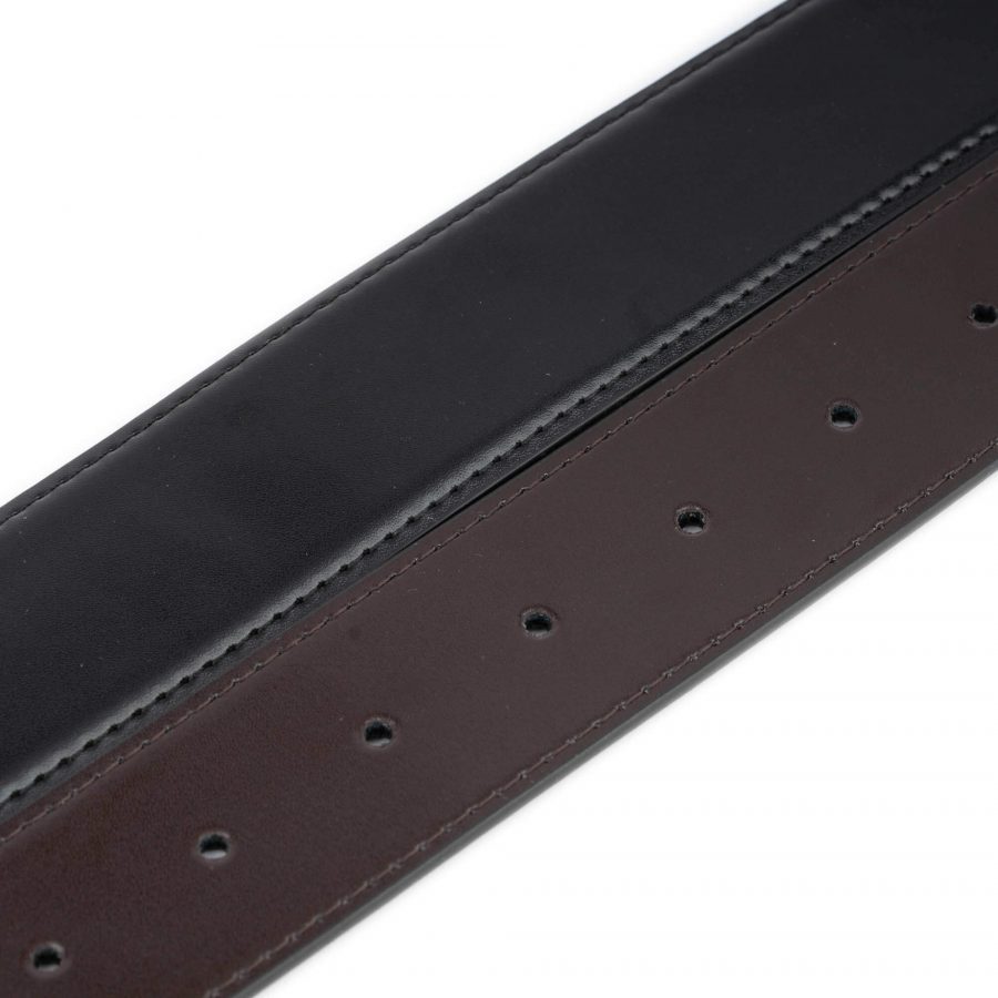 1 1 2 inch black vegan leather belt strap 5
