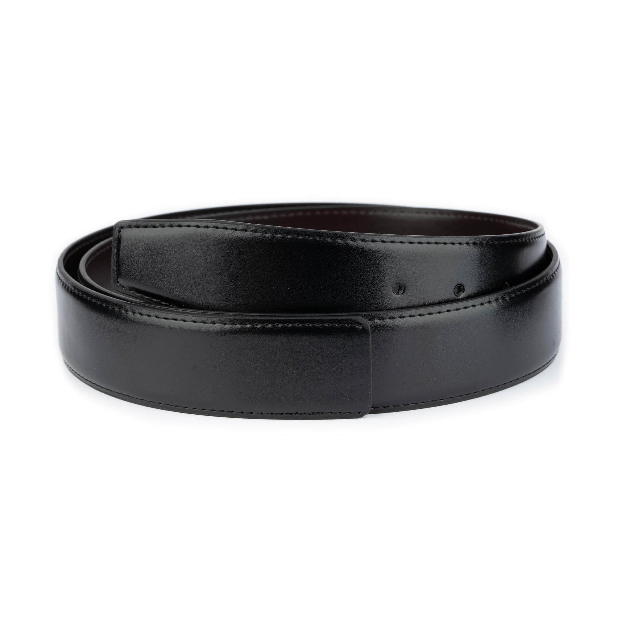 Reversible Vegan Leather Belt Strap