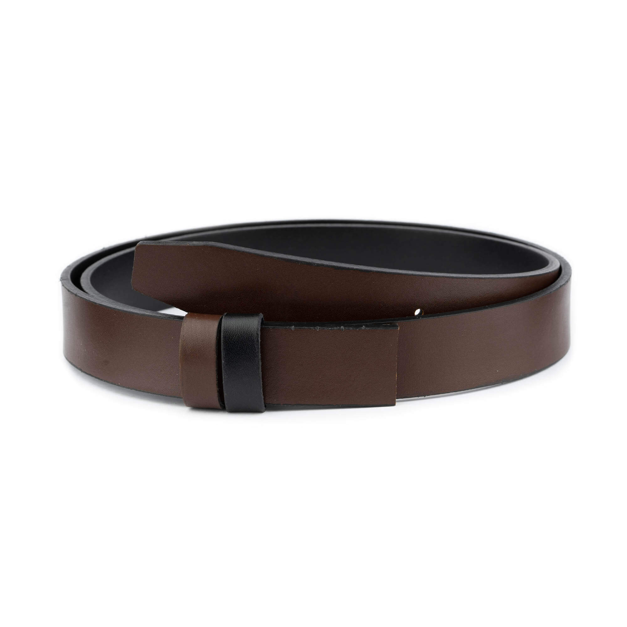 Reversible leather strap 32 mm