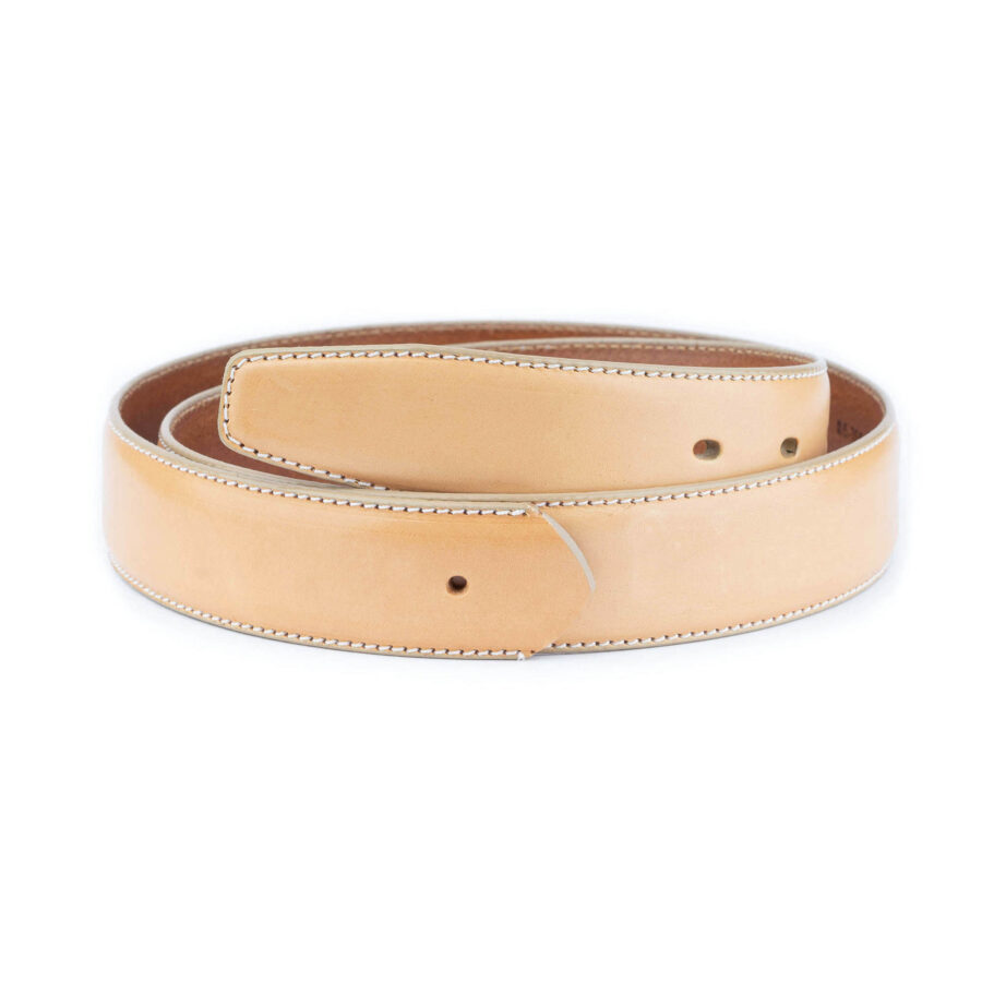 beige mens belt strap replacement leather 1 28 40 usd29 BEISMO35HOLAML v2