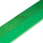 Buy Bright Green Leather Belt With Gold Buckle  display picture 3