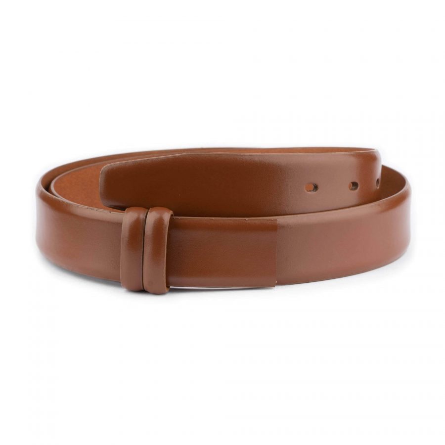 brown mens belt strap for buckle replacement 1 28 40 usd45 BROSMO3504CUTAML 1